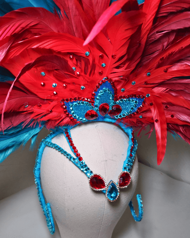 Ensemble Samba flamme bleue